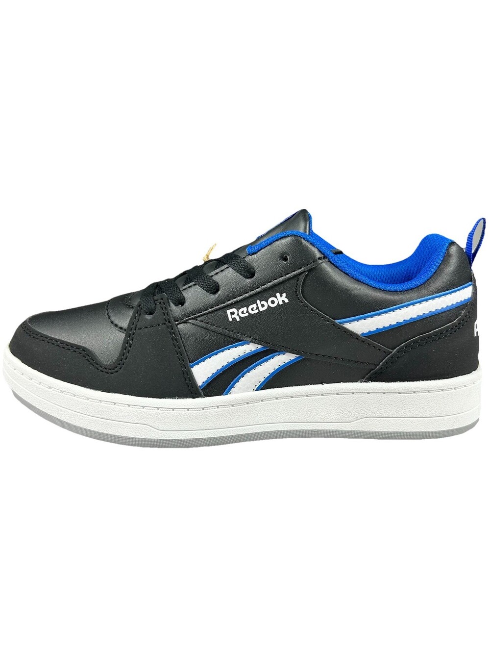 Reebok Royal Prime 2.0 Youth Sneakers Size 5.5 Black Blue Tennis Shoes New